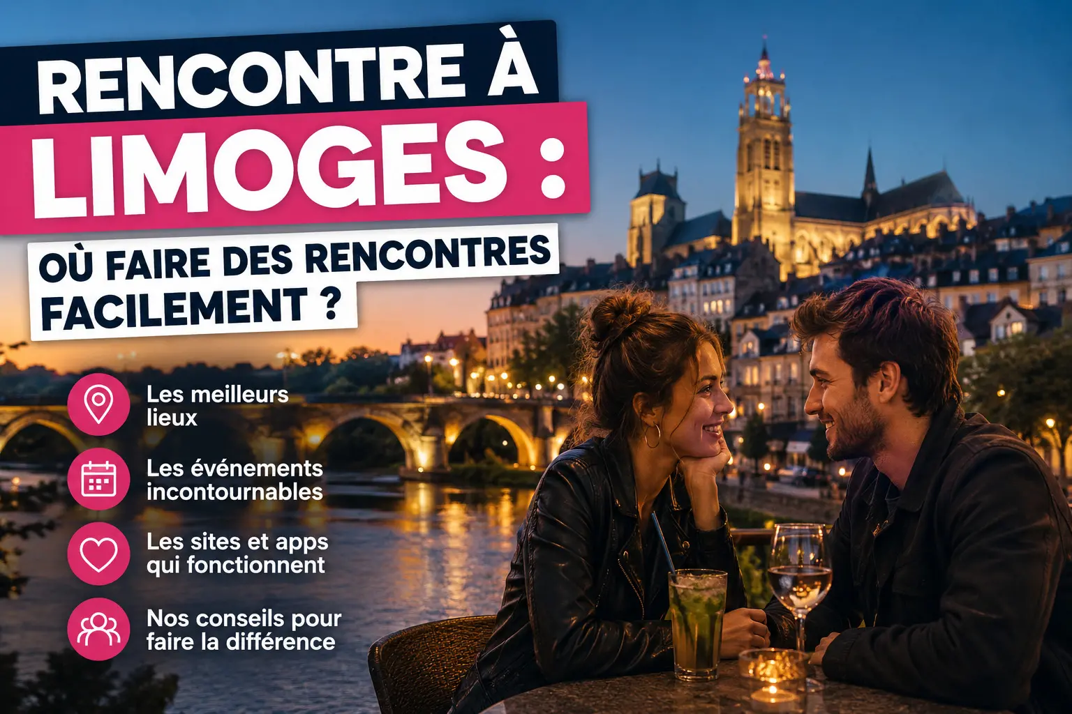 Rencontre à Limoges : où faire des rencontres facilement ?