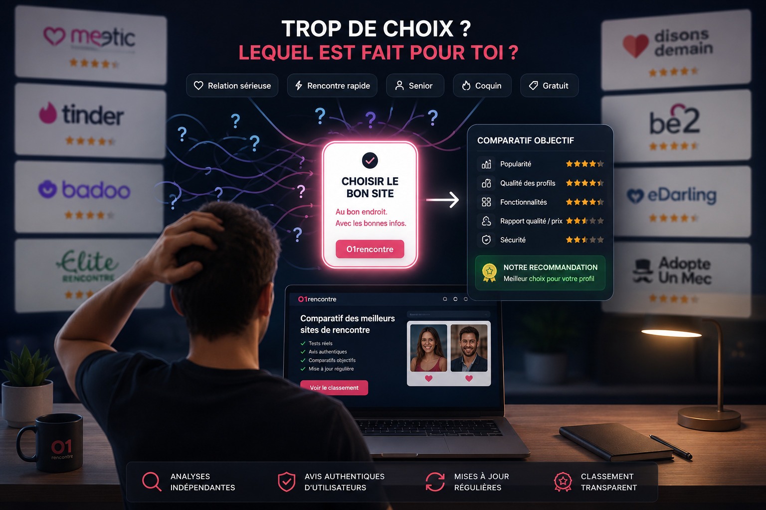 Meilleur site de rencontre : le classement