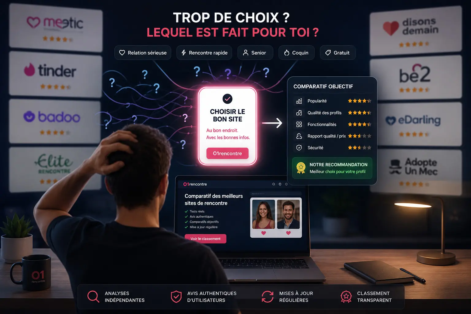 Meilleur site de rencontre : le classement